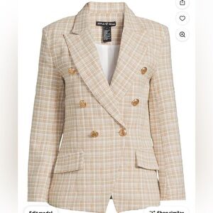 Attitude Unknown Women’s Blazer, Size XL NEW With Tags (Tan)